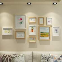 Modern Minimalist Art Display Wall Photo Frame Hanging Combination Photo Wall For Living Room Bedroom Background Wall, Includes Landscape Photos