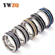 Men Wedding Rings - Gold - View 1