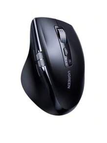 UGREEN M751 雙模無線滑鼠 高效能光學感測器 四檔DPI一鍵切換 雙滾輪便利操作 即插即用免驅動 黑色 - 黑色 - 查看 6