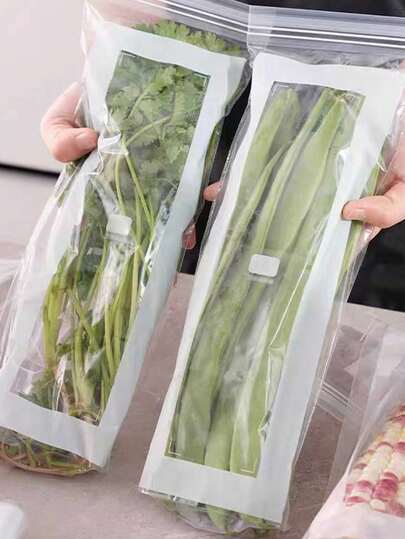 15 piezas/30 piezas Bolsas reutilizables para congelador, bolsas de almacenamiento de alimentos herméticas y duraderas, bolsas de plástico selladas para cocina, refrigerador y congelador, preparación de alimentos