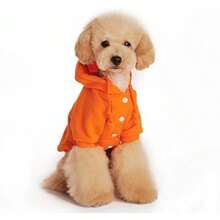 Gaorui Mono de Algodón con Capucha Camisetas para Perro Dog T-Shirt A7 6 8(L Rojo) - Multicolor - Ver 7