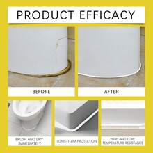 Vyreth Plastic Steel Putty, Home Kitchen Bathroom Caulk Repair Adhesive Waterproof Mildew-Resistant Sealant For Leakage Sealing