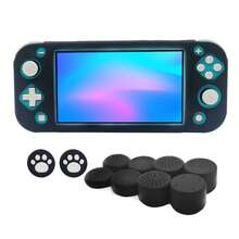 1 套轻便人体工学手柄保护套 + 10 个摇杆帽，防滑防摔防刮，提升游戏体验 - 彩色 - 查看 1