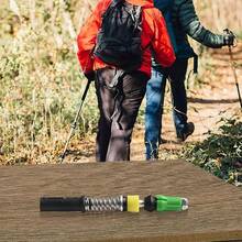 Sistema de bloqueo interno para bastones de senderismo, paquete de 5 diseñado para reducir las articulaciones (para tubo de 14 mm) - para tubo de 12 mm - Ver 7