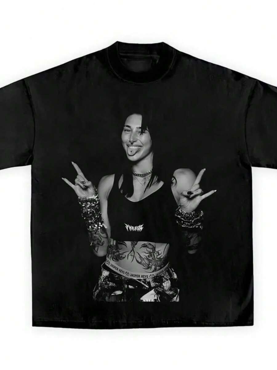 RHEA RIPLEY 4.0 TEE, Wrestling Tee, Wrestling Graphic Tee, 2025 Wrestler Shirt, Sports Shirt, Vintage Wresting Shirt, Wrestling Fan Gift - 黑色 - 查看 1