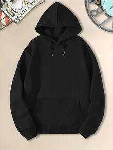 Sudadera con capucha de recuperación para levantamiento de pesas para hombre - "LIFT Heavy" Gráfico, Casual y cómoda sudadera de manga larga con cordón para la capucha, ajuste holgado, ropa para todas las estaciones, marrón, sudadera de gimnasio - Negro - Ver 2