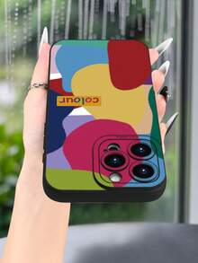 Lujo Ligero, Estilo y Belleza Funda Color ""2"Color"53-5"Funda Color""""Funda"  Funda de Teléfono de Textura Mate Negra, Compatible con 17PROMAX, 17PRO, 17Air, 17, 16PROMAX, 16PRO, 15PR - Negro - Ver 5