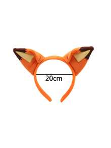 Nick Wilde Fox Headband, Judy Hopps Bunny Ear Hair Clips, Cartoon Character Headpieces For Park Photo Shoot - Multicolor - View 2