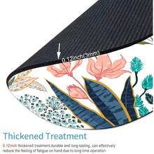 Pad, Floral  Pad, Round Computer  Mat With Design, Non-Slip Rubber Base Pad, Waterproof Office  Pads For Women,28Flowers - 28Flowers - View 3