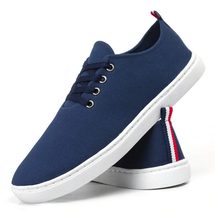 Men's Casual Stylish Lightweight And Durable Low-Top Sneakers Modern Design Year-End Release Lowest Price - Màu xanh lam - Xem 14