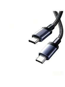 UGREEN L532 240W PD Dual-Head Type-C Data Cable, 1 Meter, Compatible With Huawei, Honor, And Xiaomi 100W SuperCharge, Suitable For Apple 17/16/15-Inch Tablets, IPads, And Laptops. - Black - View 4