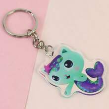 1套/1件 Gabi玩具屋亚克力钥匙扣现货批发动漫周边学生背包汽车挂件礼物，包包装饰，美观实惠，送朋友的礼物，节日礼物，圣诞礼物（随机款式） - 彩色 - 查看 6