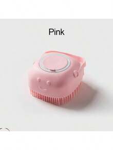 Gentle Silicone Pet Brush For Dogs And Cats - Massage And Clean With Built-In Shower Gel Dispenser, Pet Shampoo Brush, Silicone Massage Rubber Bath Comb, With Shampoo Storage, Pet Grooming Tools