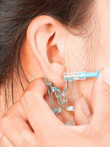 Ear Piercing Kit, Disposable Ear Piercing Gun, Disposable Ear Piercer, Sterile Pointed Ear Piercing Tool Set, Suitable For Women, DIY Ear Piercing Kit, Disposable Piercing Tools, Ear Piercing Studs - Multicolor - View 9