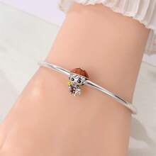 1pc Set Of Charms Featuring A Little Painter, Cartoon Girl, Couple In Love, Dopamine Girl, Sporty Boy, And Newlywed Couple, Perfect For DIY Creative Bracelets And Wristbands. Suitable As Birthday, Holiday, Or Couple Gifts For Women And Girls. - Multicolor - View 11