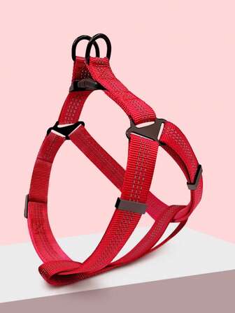 Verstellbares Hundegeschirr mit reflektierenden Streifen, geeignet für Hunde