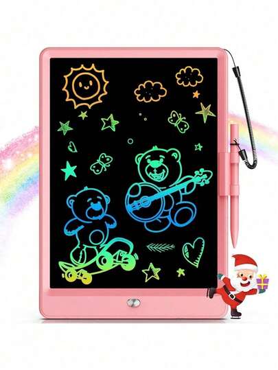 Bravokids - Tablet de escritura LCD de 8.5 pulgadas para niños de 3-8 años, libreta de dibujo electrónica y tablero de garabatos, regalo educativo de cumpleaños para niñas y niños (rosa)