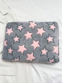 1件装学生笔记本电脑保护套，适用于11英寸/13英寸/15英寸笔记本电脑，星空印花毛绒休闲男女通用保护套，兼容Macbook、HP、ASUS等品牌，适合女生、青少年、男生、大学生使用。另有9-15英寸平板电脑保护套，防震设计，适用于iPad Air 4/5/Pro等机型，防水旅行必备。 - 灰色 - 查看 5