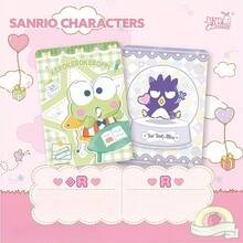 Serie de personajes Sanrio - Kitty, My Melody, Kuromi, etc. - Tarjetas coleccionables de papel, regalos pequeños para cumpleaños/Año Nuevo/fiestas, diseño lindo, material duradero - Multicolor - Ver 4
