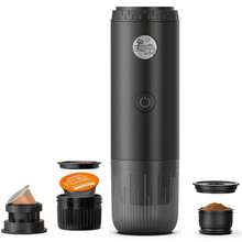 1pc Portable Espresso Machine | Electric Coffee Machine - Travel Coffee Machine, Self Heating Function, USB-C Charging, Compatible With Capsules And Ground Coffee, Suitable For Camping, RV And Office Use - Multicolor - View 13