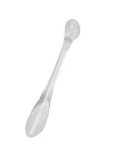 T Cosmetic Mask Tool Cream Spoon Mask Scraping Spoon Plastic Eye Cream Scoop Mask Spoon Subpackaged Small Scoop.