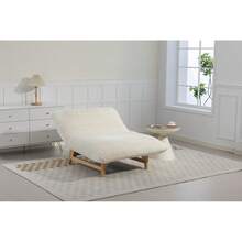 Bean Bag Chair For Adults ,Accent Armless Lazy Sofa, Casual Single Sofa, Corduroy Fabric, For Living Room And Bedroom , With Backrest, Single Seat - 米白色 + 燈芯絨 - 查看 2
