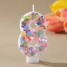 1支彩色渐变数码蜡烛创意节日派对儿童情侣蛋糕装饰许愿蜡烛 - 彩色 - 查看 19