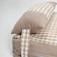 1pc Large Dog Bed Sofa Cat Nest Dog Crate Mat, Thickened Super Soft Polyester Pet Mat, Suitable For Small And Medium Cats And Dogs - Cute Rectangular Sofa - Yellow - View 8