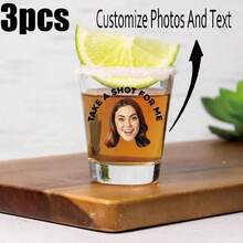 Customized Shot Glass With Picture, Custom Birthday Shot Glasses, Funny Shot Glasses, Personalized Face Party Favors, Shot Glass With Face - Multicolor - View 20