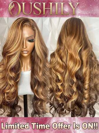 200% Density Real Hair Wear And Go Body Wave 5*5 13*4 Lace Front Wigs - Ombre Honey Blonde Brown Highlight 4/27 Color - Pre Cutting Pre Ironing Pre Pulling No Glue Needed No Skills HD Transparent Body Wave Lace Frontal Wigs Glueless - Pre Plucked Pre Bleached Brazilian Virgin Lace Closure Wigs Frontal Glueless Weaves Wigs For Women Ear To Ear - Blended Frontal Human Hair Wigs Glueless Natural Look For Daily Use