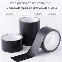 Leather Repair Tape, Self-Adhesive Waterproof Patch For Summer Sofas And Car Seat Fixings - 黑色 - 查看 3