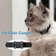 ANTSAY Localizador GPS Impermeable para Gatos y perros,Collar Rastreador GPS para Mascotas,Búsqueda Inteligente en la APP para la Localización de la Mascota,Alcance Ilimitado e Historial de Ubicaciones. - Negro - Ver 4