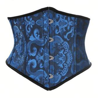 1 件女士束腰紧身胸衣，紧腰束腹万圣节服装