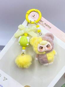 Móc khóa hình động vật hoạt hình dễ thương - Chất liệu nhựa phủ nhung (không nhồi bông), mặt dây chuyền tự làm cho điện thoại, với tai bông và khuôn mặt sống động, có nhiều lựa chọn màu hồng và nhiều màu sắc, chất liệu nhựa bền chắc, phù hợp cho ba lô, chìa khóa, quà tặng cho nữ và thanh thiếu niên (sinh nhật, Ngày Valentine) - Phụ kiện mặt dây chuyền đơn, trang trí ba lô, thiết kế độc đáo, mặt dây chuyền quyến rũ, móc khóa trang trí, phụ kiện cho thanh thiếu niên, quà tặng ý nghĩa, dành cho người yêu thích Kawaii, móc khóa túi xách, dây đeo có thể thu gọn, người hâm mộ Kawaii. - Nhiều màu - Xem 10