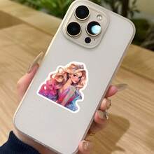 50 buc Autocolante Prințesa și Alice Nel Paese Delle Miraglie – Drăguțe/Amuzante, Detașabile, Adeziv de înaltă calitate; Compatibile cu Huse de Telefon/Desktopuri/Sticle de Apă/Pahar/Cărți, Decor Dormitor, Cadouri de Petrecere; Jucării pentru Fete; Pasionați de Meșteșuguri/Fani Anime, Cadouri Personalizate/Amuzante, Ciorap de Crăciun, Cadouri de Crăciun - Multicolor - Vizualizare 5