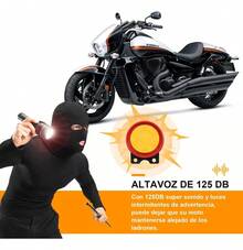 DC12V Motorcycle Anti-Theft Alarm Security System Remote Control Engine Start Bike Anti-Hijacking Cutting Off Remote Engine Start Arming Disarming - A - Ver 5