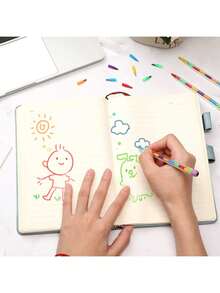 1/3/6/12 件套 11 色蜡笔，彩色绘画用品，派对礼品填充物，生日礼物，奖品奖励，派对小礼物，绘画派对礼品，派对礼品袋填充物，返校季礼物 - 彩色 - 查看 9