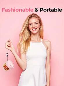 Portable 7-Compartment Pill Organizer Bottle,Vitamin Organizer - Wide Anti-Mixing Vitamin & Medication Dispenser With Secure Lid And Individual Daily Sections, Compact Travel Pill Box For Supplements, Easy-Open One-Hand Operation & Leak-Resistant Design, Ideal For Seniors, Travelers, Gym Bags, Camping And Daily Medicine Management, Health & Care Essential,Valentine's Day Gifts,Small Gift Exchange - 彩色 - 查看 4