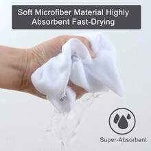 Microfiber Cleaning Cloth Absorbent Dish Cloth Cleaning Towel Super Absorbent Dish Rags 30cmx30cm 12 Pack White - Whitex12 - View 7