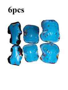 1 Set Kids/Teens Skateboard, Scooter, Bicycle Knee Pads And Elbow Pads - Multicolor - View 9