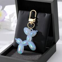 1pc Bling Kawaii Cartoon Animal Couple Keychains Key Ring For Women Men New Colorful Cute Pet Bag Car Holder  Box Jewelry - 彩色 - 查看 7