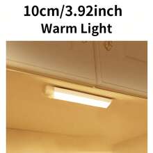1 buah Lampu Sensor Gerak, Lampu Malam Strip untuk Kamar Tidur, Lampu LED Isi Ulang USB, Cocok untuk Kamar, Lemari, Koridor, dan Tangga, 19,69 Inci/11,81 Inci/7,87 Inci/3,94 Inci, Cahaya Hangat/Cahaya Putih - warna hangat - View 13