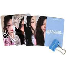 KPOP Girl Group Photo Card Set, Handmade LOMO Collector Cards, KPOP Fan Merchandise Decoration, Wonhee, Minju, Iroha Photo Cards - Multicolor - View 6