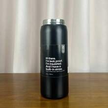 OWALAFreeSip 32OZ New Insulated Stainless Steel Water Bottle With Straw For Sports, Travel, And School Sports Water Bottle - Black-32oz - 查看 3