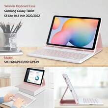 Teclado Bluetooth inalámbrico ultradelgado silencioso adecuado para teléfonos iPad teclado de oficina de tableta - Rosa - Ver 8