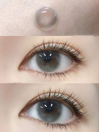 2 st/ask färgade kontaktlinser med årlig utbytesperiod, lämpliga för receptfria linser, planoptik, present till flickvännen, ny stil, resebekvämlighet, finns i olika storlekar Halloweenkostym Cosplay