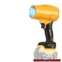 Brushless Cordless Leaf Blower Compatible For DeWalt 20V MAX Battery(Tool Only), 125MPH 430CFM Variable Speed Turbo Blower, Lightweight Handheld Blower For Lawn, Garage, Snow, Patioa - Màu vàng - Xem 8