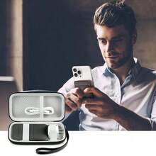 ALKOO Case For Anker 334 MagGo Battery (PowerCore 10K), For Anker Zolo Magnetic Power Bank 10000mAh Wireless Portable Charger Holder, For 633/622/621/321 5000mAh Fast Charging Battery Pack - Case Only Charger Case Packing Cubes For Women For Men Charger Bag - Black - View 5