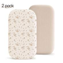 Cotton Muslin Crib Fitted Sheet, Suitable For Baby Delight, Dream On Me, AMKE And Other Brands Rectangular Mattresses, Soft And Comfortable For Baby Boys And Girls