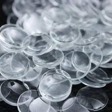 20Pcs Hot DIY Crafts Toy Glass Eye Chips Eye Doll Glass Eyes Round Flat Back Cabochon Doll Eyeballs Accessories - Multicolor - View 6